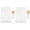 white, variant on 2 Pack Single Gang 1.0 Speaker Wire Wall Plate (Banana Plug Wall Plate) for 1.0 Speaker, White