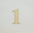 thumbnail image 1 of 1 Pc, 10 Inch X 1/4 Inch Thick Times New Roman Bold Wood Numbers 1 Great For Craft Project & Different Decor, 1 of 3