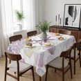 thumbnail image 6 of Pink Coastal Table Cloth Waterproof Tablecloths, Summer Beach Starfish Coral Shell Nautical Tablecloth Dining Table Cover for Kitchen Party Tabletop Outdoor, Rectangle Tablecloth 52x70 Inch, 6 of 9