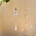 thumbnail image 2 of Wdftyju 1/5 Uds. Colector de luz de Navidad colgante cristal pared exterior Luna sol carillón de viento Wdftyju 5jg9rz5be9ld1jg6D02, 2 of 9
