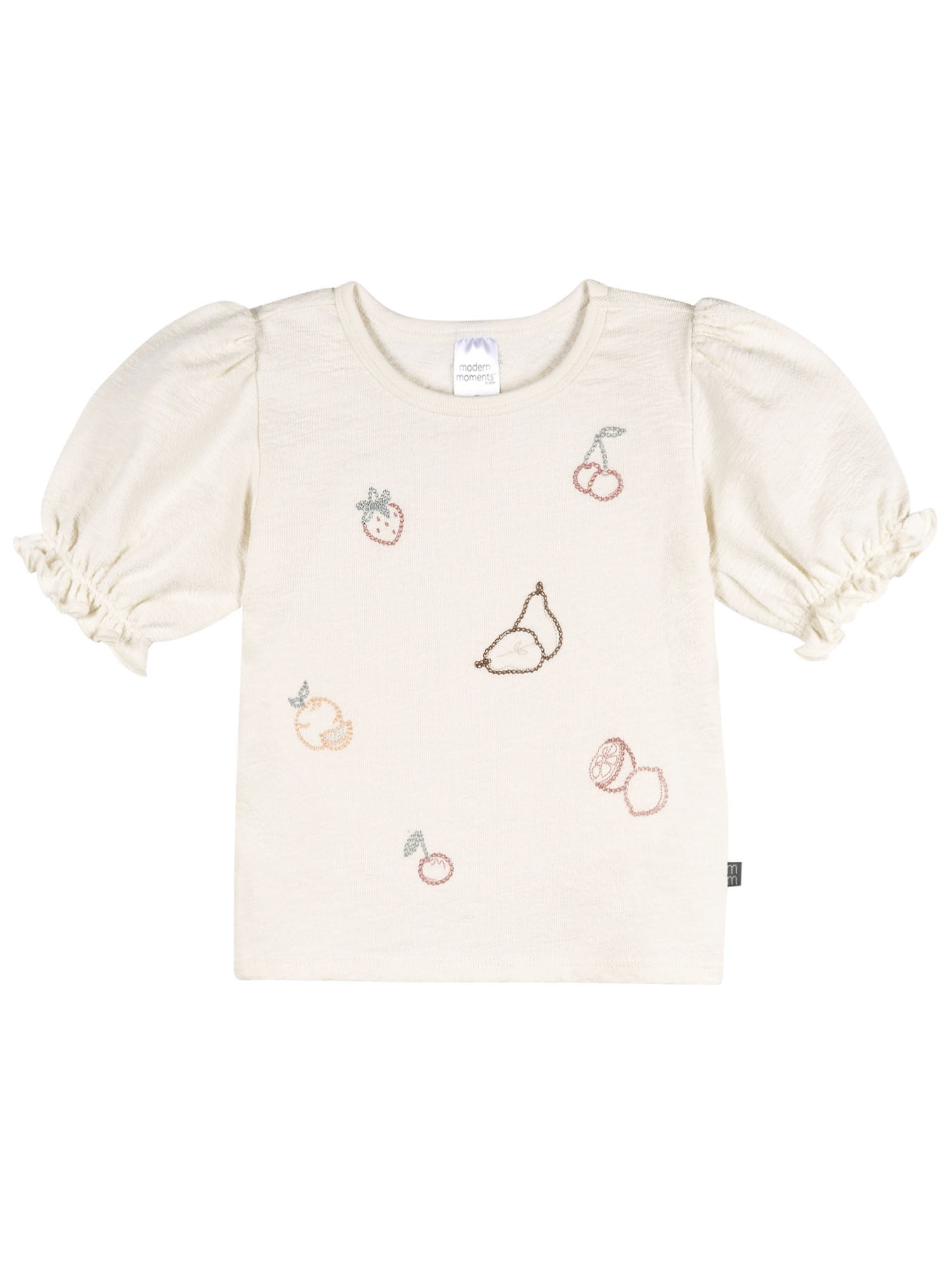 Modern Moments by Gerber Toddler Girl Organic Top and Short Outfit Sets, 4-Piece, Sizes 12 Monts - 5T