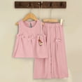 thumbnail image 2 of HCNTES Shirts for Girls Baby Girls Round Neck Long Sleeve T-Shirt Kids Comfort Cotton Fall Winter Top Shirt Clothes(Red,4-5 Years), 2 of 8