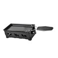 thumbnail image 2 of Zootealy Cheese Raclette Set Cheese Melter Pan Non-Stick Raclette Grill Set Portable Candlelight Raclette with Spatula Home Metal Kitchen Grilling Tool with Wood Handle, 2 of 6