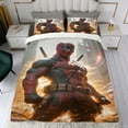 thumbnail image 4 of Frozen Bed Comforter Set 3 Pieces has an iconic print,One duvet cover150*200cm(59" × 79") and two pillowcases., 4 of 6