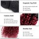 thumbnail image 3 of Hair Bundles DiexRlamx Burgundy Ombre rojo rizado 35-45 cm 300 g, 3 of 6