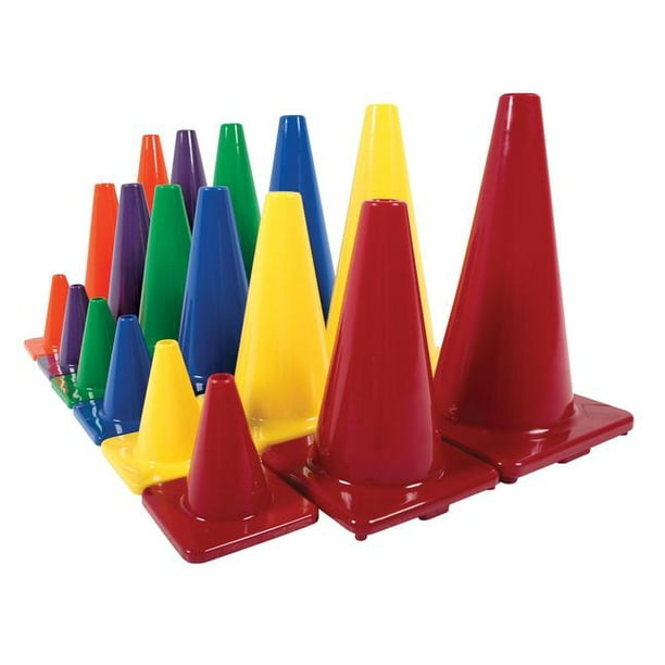 Poly Enterprises 6 Inch Classic Game Cones , Set of 6