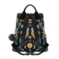 thumbnail image 2 of FORMRS Women's Travel Backpack Purse Anti-Theft Hidden Pockets Casual Shoulder Bag, Brown Mystical Owls, 2 of 7