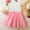 thumbnail image 6 of mgoYE Girl Easter Dress Girl's Tulle Dress Tutu Party Birthday Poster Formal Fancy Flower Princess Dresses(Pink,3-4 Years), 6 of 8