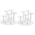 thumbnail image 4 of Masteelf 2pcs Acrylic Hand-made Model Display Stand Multi-layer Display Rack Model Display Rack, 4 of 8