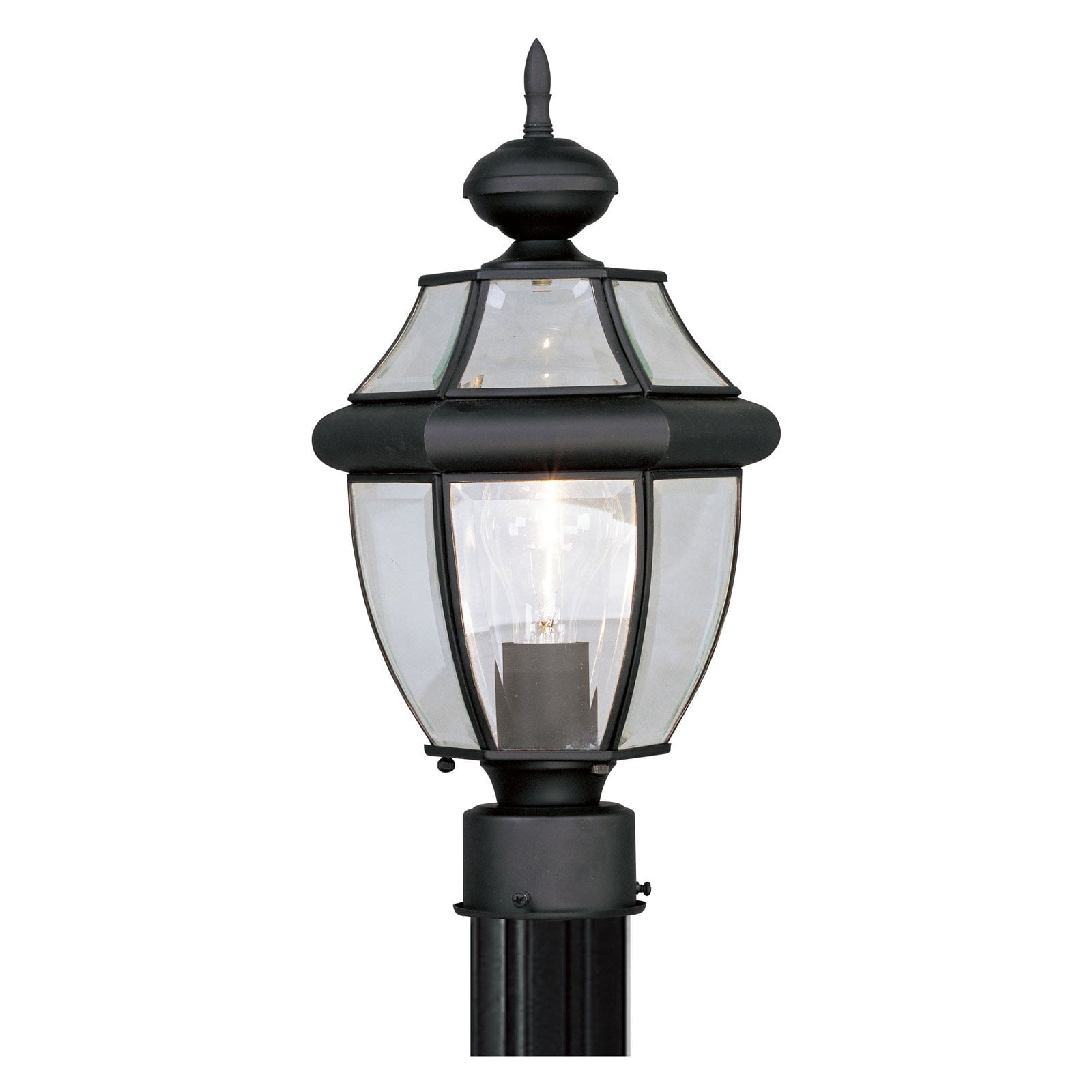 Livex Lighting Monterey 1 Light Outdoor Post Lantern - Walmart.com