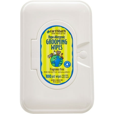 - Earthbath Hypo-Allergenic Wipes, 100 count