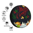 thumbnail image 4 of KLL Merry Christmas Elk Pattern 14-17 inch Spare Tire Cover Universal Wheel Protector for Truck SUV Trailer Camping Rv Tire Covers-17 inch, 4 of 6