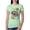 Mint, variant on Rad 90's Vibes Vintage Womens Slim Fit Junior Tee, Tahiti Blue, Large