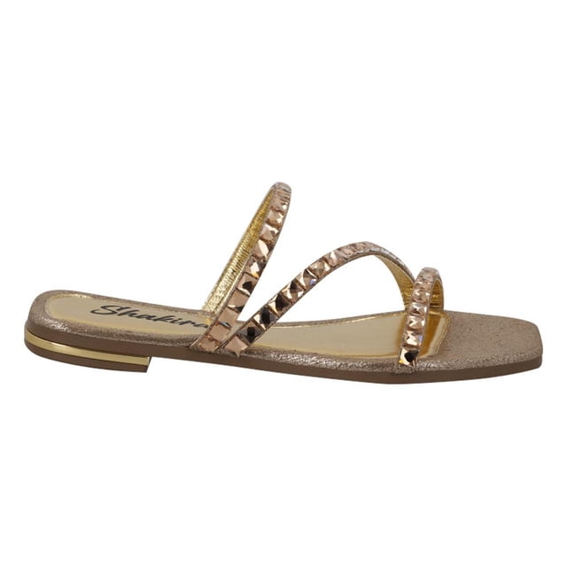 Sandalias Mujer UH LULU BY EH! Cintas Brillantes Calor dorado 25