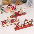 thumbnail image 3 of 1 pieza de decoraciones navideñas, decoraciones de letras de madera, decoraciones para festivales, oficinas, recepciones, decoraciones navideñas de madera (estilo 4), 3 of 5