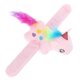 thumbnail image 2 of Plush Slap Bracelet Pink Decorative Cartoon Unicorn for Playtime Excitement, 2 of 5
