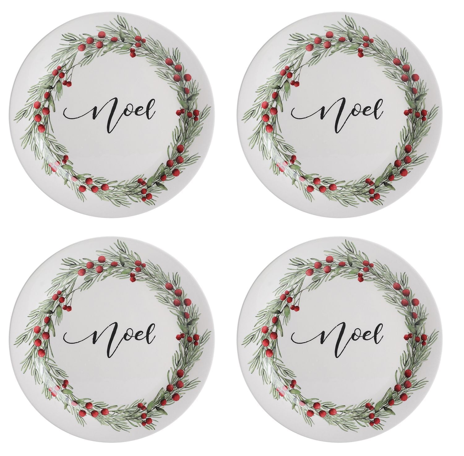 Holiday Time 9" Salad Plate, 4-Piece