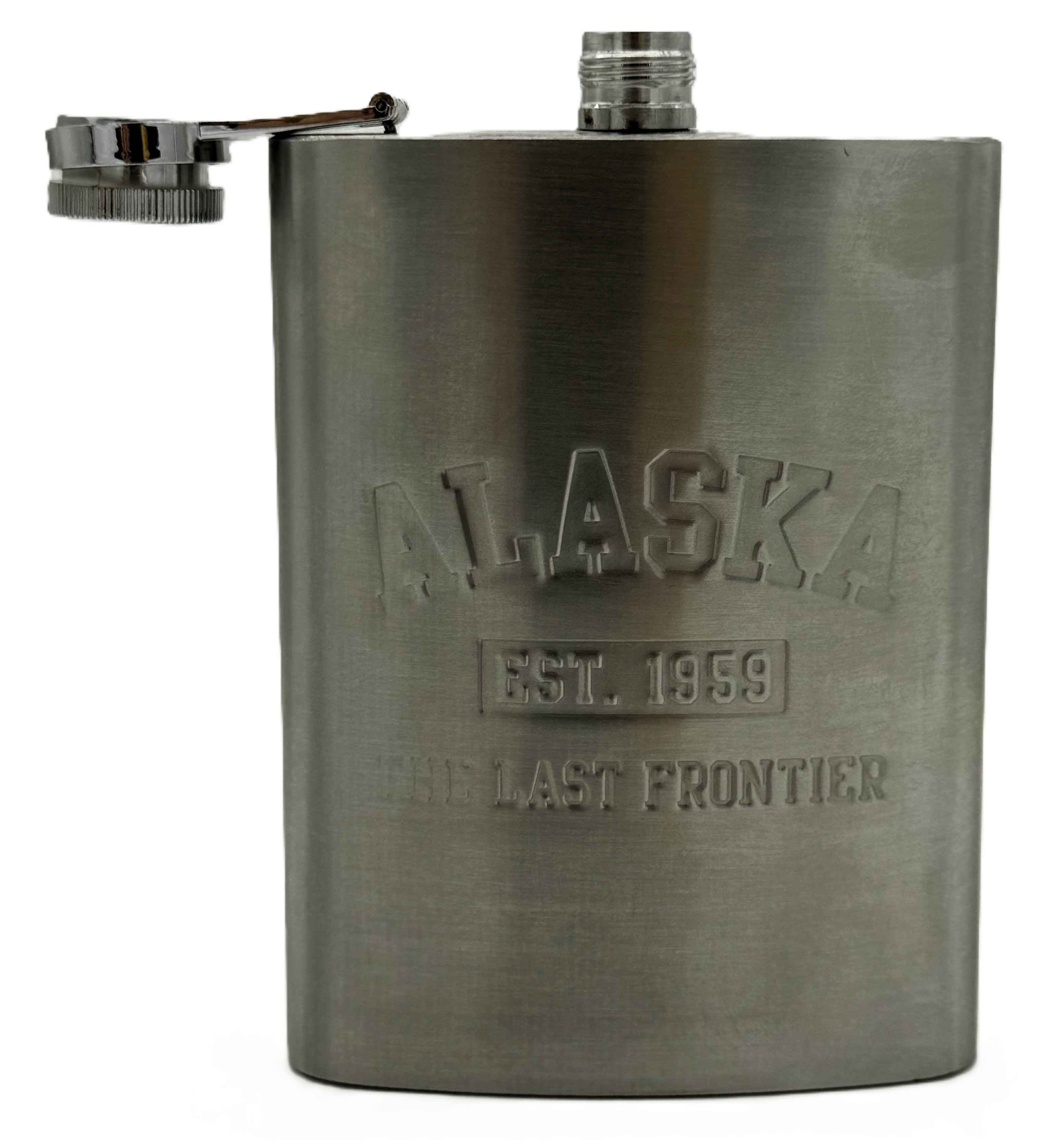 Alaskagift Alaska Last Frontier Flask
