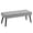 Light Gray, variant on PEKKO HOME 40” Entryway Bench, Leather Upholstered End of Bed Bench, Modern Padded Ottoman with Wooden Legs & Tufted Buttons for Bedroom, Living Room, Hallway, White