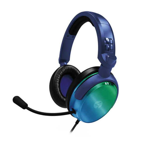 Audifonos Gamer 4gamers C6-100 Strike Headset: Para Ps4/ps5, Xbox, Switch, Pc - Verde/azul