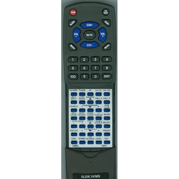Replacement Remote for YAMAHA V9408000, RTV9408000, RAV226, RXV3300