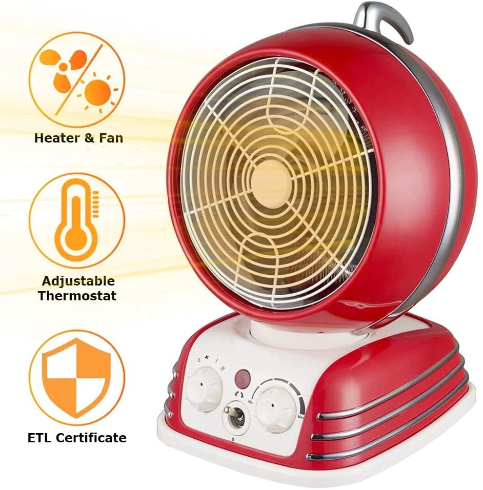 mini electric heater with thermostat