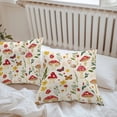 thumbnail image 5 of Rustic Mushroom Outdoor Pillow Covers Pack of 2 Leaf Butterfly Botanical Plants Country Waterproof Throw Pillow Covers Decorative Cushion Cases for Patio Garden Tent Balcony Couch 24x24 inch, 5 of 8