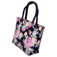 thumbnail image 6 of NUZYZ Rose Flower Printed Women Canvas Big Capacity Shopping Handbag Tote Shoulder Bag, 6 of 8