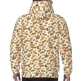 thumbnail image 7 of Wukai Set With Peanut Print Men Hoodies Fleece Sweatshirts Long Sleeve Sweaters Pullover Fall Outfits Winter Clothes-Large, 7 of 7