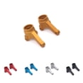 thumbnail image 1 of mmirethe 2pcs 1/10 Steering Hub Carrier RC Upgrade Part Aluminum Alloy Durable Steering Block Knuckles For LC Racing PTG-2 RC Car Part Golden, 1 of 6