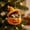 B, variant on Trovenix Cute Halloween Pumpkin Hanging Ornaments Sleeping Small Animals With Witch Hat Fall Tree Pendant Decor for Halloween Home Party Decoration