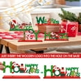thumbnail image 4 of Ayieyill 6Pcs Christmas Table Decorations Signs, Christmas Decoration Indoor, Wooden, 4 of 7