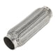 thumbnail image 1 of Tubo flexible de escape para automóvil Unique Bargains de 1.96 pulgadas de diámetro exterior, tubo de escape trenzado flexible, tubo flexible universal tono plateado 1 pieza, 1 of 1