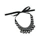thumbnail image 1 of Sonducket Collar de 2 uds., collar desmontable, colgante de cinta, hecho a mano, cristal grueso, bohemio, baile de graduación, babero, accesorio, piedras Ropa, zapatos y accesorios Miscelánea Gris Sonducket AP014697-04, 1 of 6