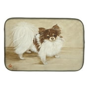 Carolines Treasures MH1051DDM Chihuahua Favorite Flavors Dish Drying Mat, 14 x 21", multicolor