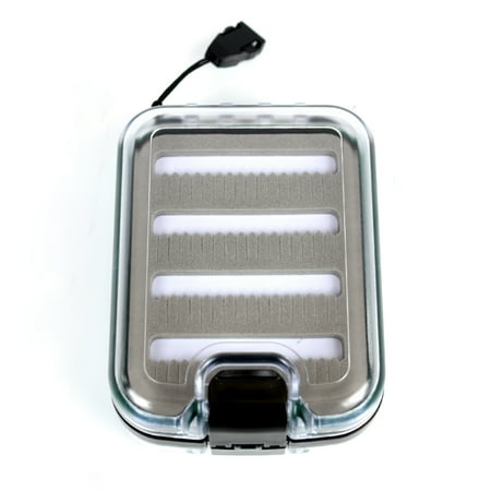 - The Elixir Fishing Waterproof Double Sided Ice Fly Fishing Tackle Box Lure Lures Storage Box Case