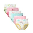 thumbnail image 3 of GYRATEDREAM Little Girls' Panties Soft Cotton Underwear Kids Cartoon Breathable Comfort Panty Briefs Toddler Undies(Pack of 6) for 2-7Y Multi-color, 3 of 6