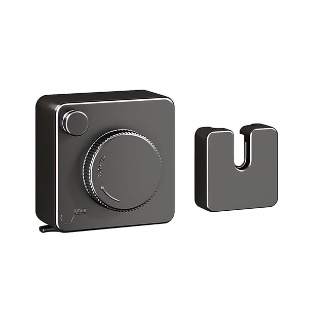 Tendedero retráctil oculto para exteriores e interiores, de acero resistente de 16 pies, para montaje en pared, tendedero portátil, sin perforaciones, para viajes, con sistema de bloqueo seguro.
