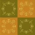 thumbnail image 1 of Ahgly Company Machine Washable Indoor Square Transitional Orange Gold Area Rugs, 8' Square, 1 of 7