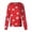 43# Red, variant on Women's Plus Christmas Scrub Jacket Long Sleeve Button Down Scrubs Coat Christmas Graphic Quick-Dry Party with Pockets Dressy Scrubs Jackets Workwear for Nurses Watermelon Red XL