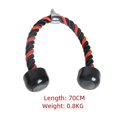thumbnail image 4 of Cuerda de tracción de doble cabeza para entrenamiento de bíceps, accesorios de gimnasio, mango de tracción facial de cuerda de presión inferior para tríceps de una sola cabeza y doble cabeza, 4 of 5