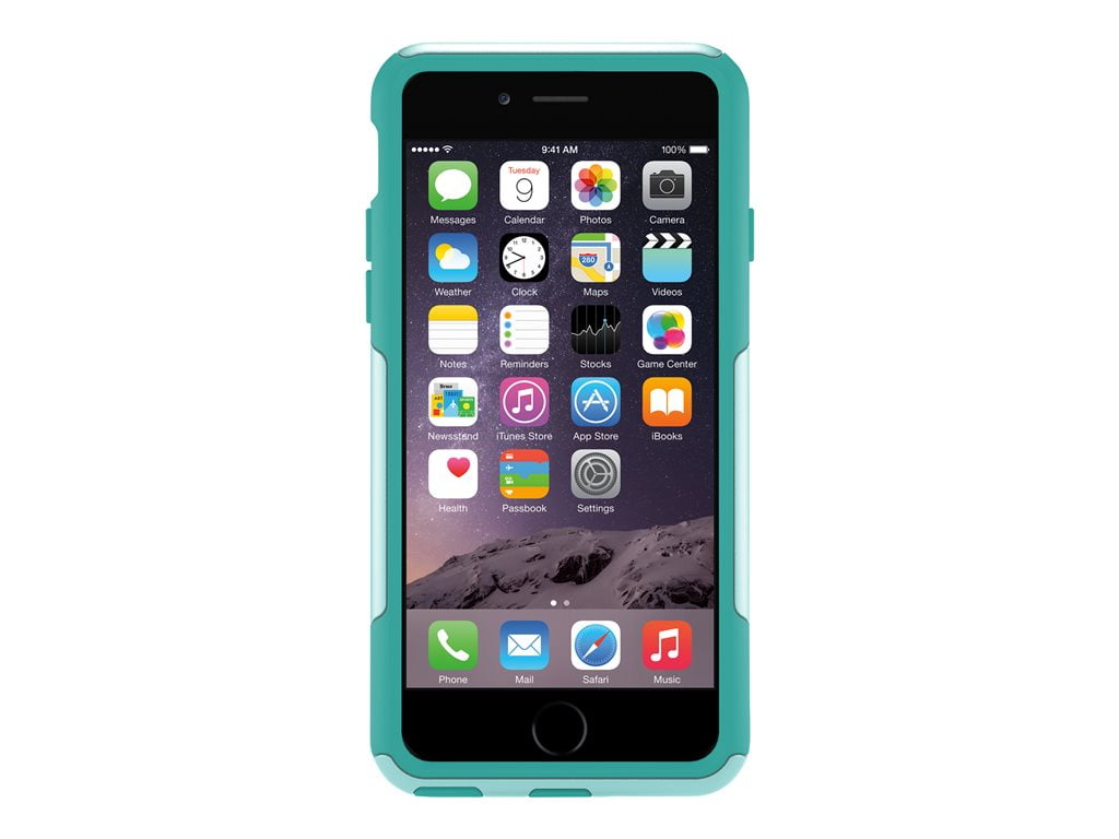 OtterBox Commuter Wallet Apple iPhone 6 - Back cover for cell phone - polycarbonate - aqua sky - for Apple iPhone 6
