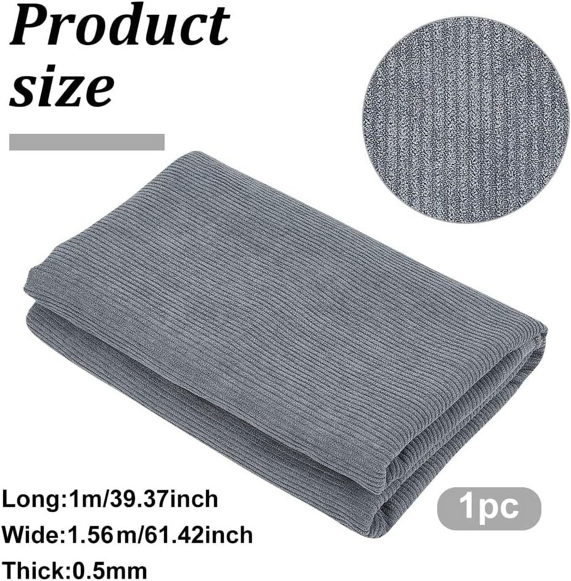 Dark Gray Corduroy Fabric 39x61 Inch DIY Sewing Crafts Materials Corduroy Upholstery Fabric for Sewing Coat Shirt Dress Pants Costume Sofa DIY