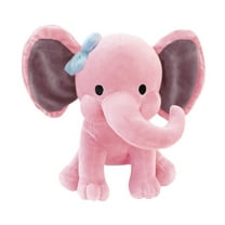 Plush Elephant Cute Soft Plushies Stuffed Animal 10inch Height Sleeping Aids Decorative Doll Gifts for Boys Girls