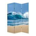 thumbnail image 3 of 48" X 1" X 72" 3 Panel Multicolor Canvas Surf's Up Screen, 3 of 3