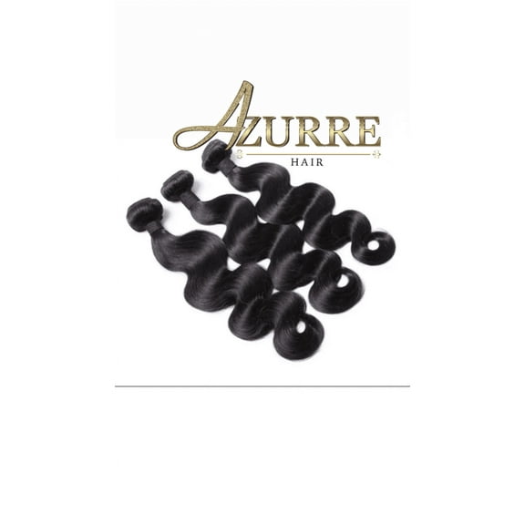 Azurre 12'-30' Brazilian Elite Body Wave 100% Human Hair Bundle Unprocessed Virgin Hair Natural Color Weave Wefts Extension