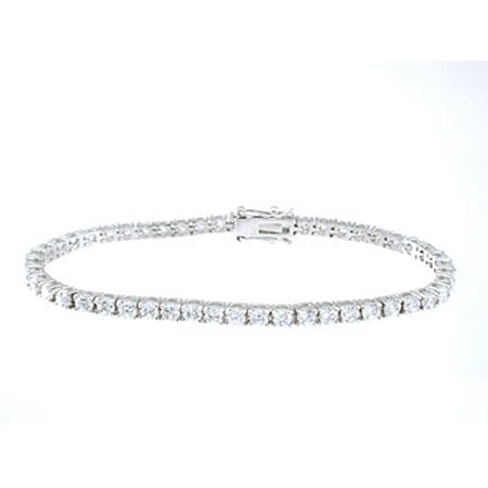 925 Silver Simulated Diamond Bracelets For Women, Elegant Mom