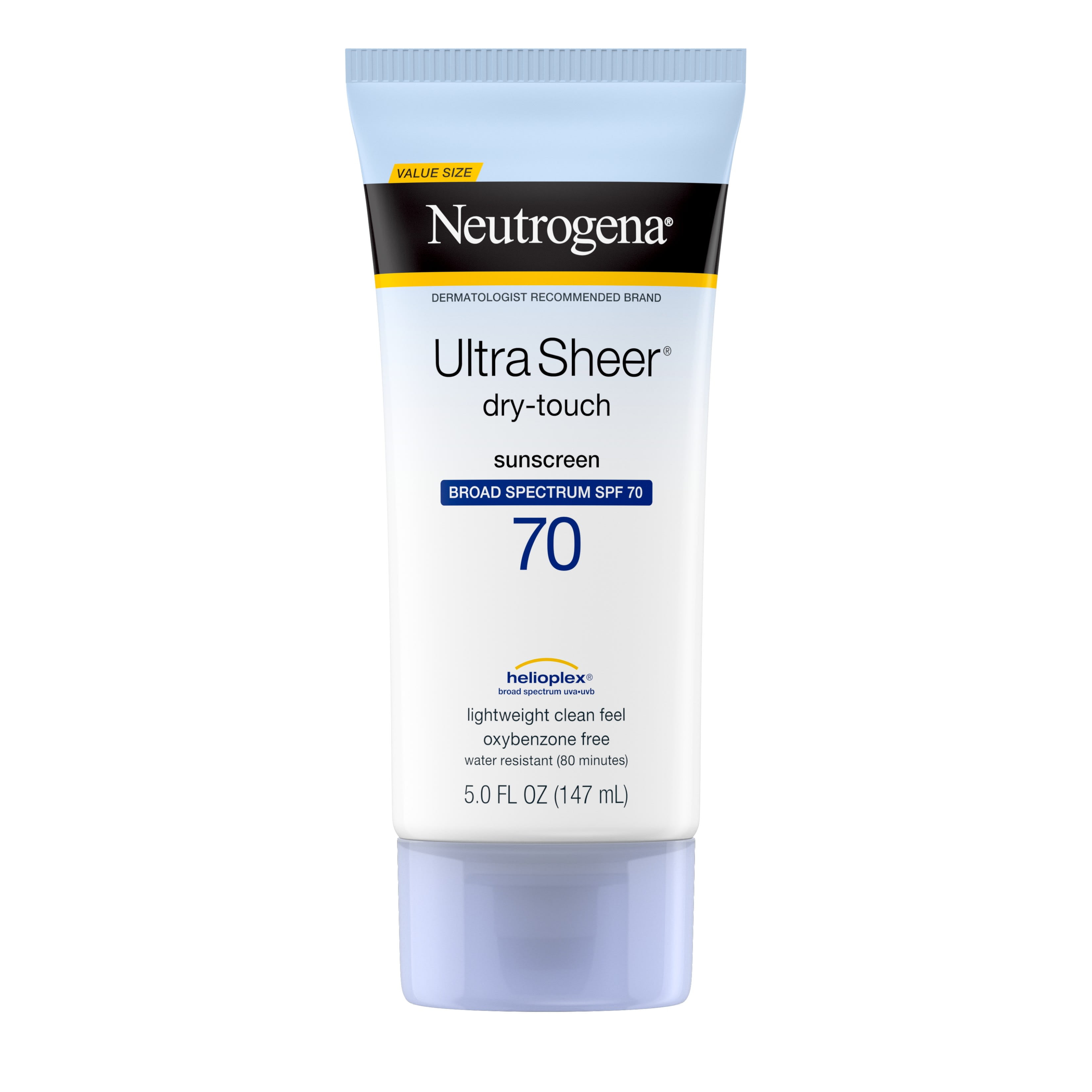 Neutrogena Ultra Sheer Dry-Touch SPF 70 Sunscreen Lotion, 5 fl. oz