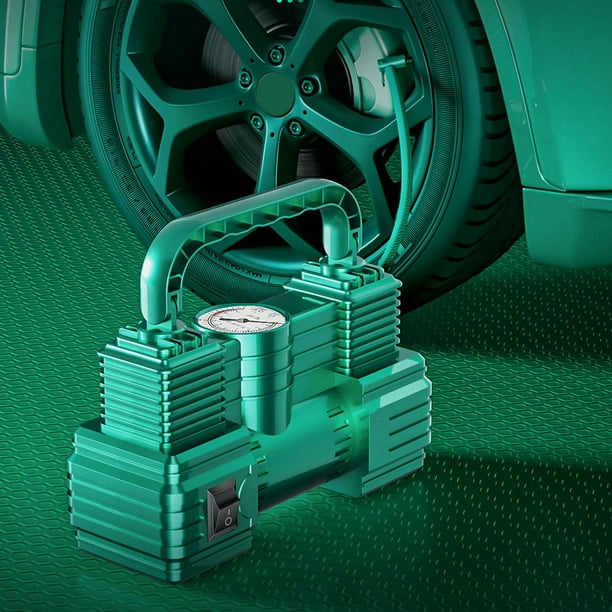 RnemiTeamo Car Tire Inflator Portable Mini Compressor For Car Tires