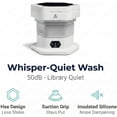 thumbnail image 4 of Portable Folding Washing Machine, 12L Mini Washer for Baby Clothes, Underwear, Delicates - Foldable, Quiet, Space-Saving Laundry Machine for Travel, Dorms, Apartments, Camping, Small Loads, 4 of 10